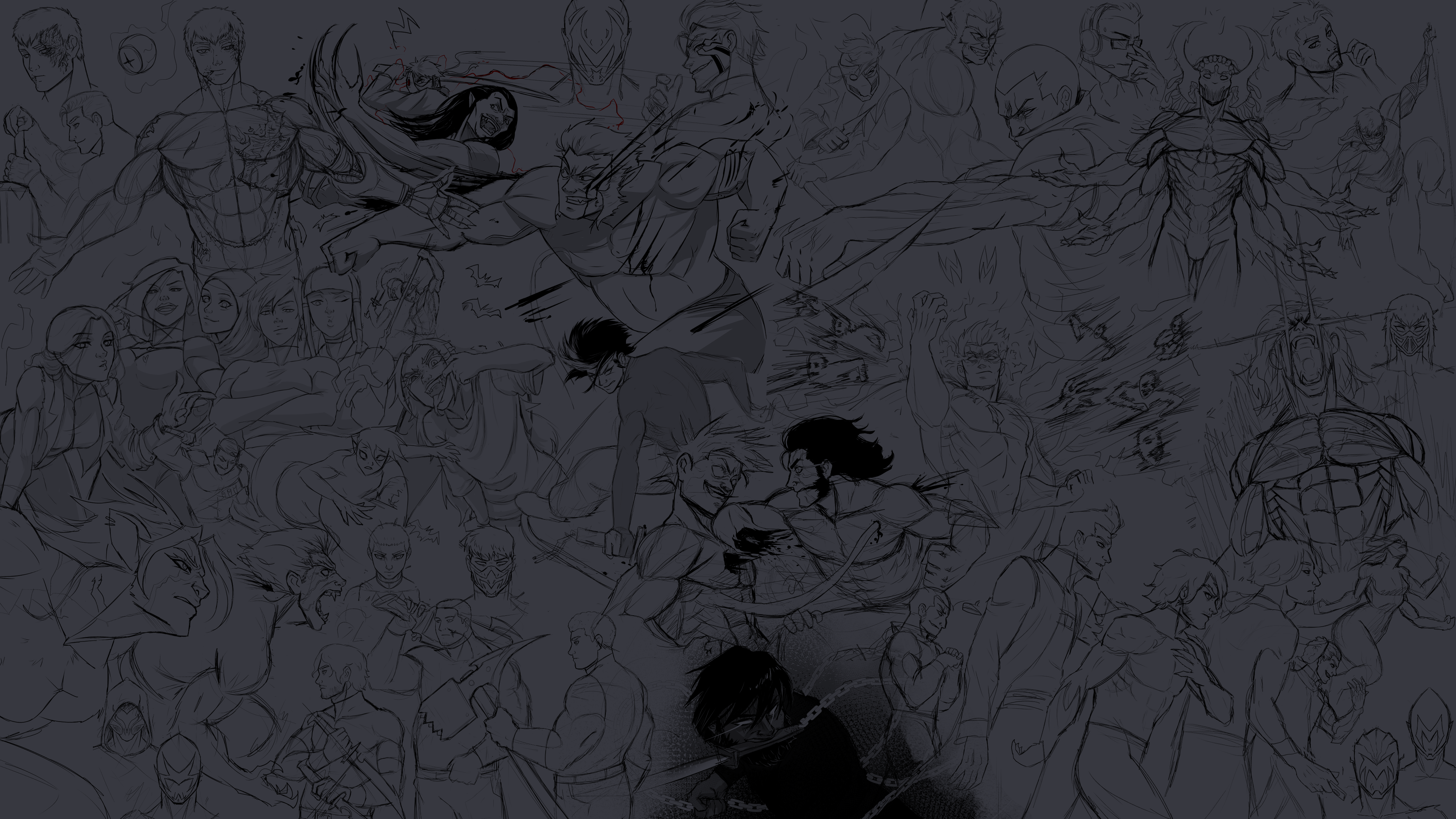 Interactive image (grayscale)